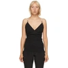 RICK OWENS BLACK MAILLOT CAMISOLE