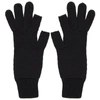 RICK OWENS RICK OWENS BLACK TOUCHSCREEN GLOVES