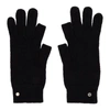 RICK OWENS RICK OWENS BLACK MOHAIR TOUCHSCREEN GLOVES