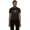 VETEMENTS VETEMENTS BLACK CROPPED DESTINY T-SHIRT