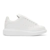 Alexander Mcqueen Oversized Leather Low-top Sneakers In 9000 White