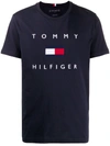 TOMMY HILFIGER LOGO-PRINT ORGANIC COTTON T-SHIRT