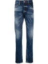 PHILIPP PLEIN SKULL SUPER STRAIGHT CUT JEANS