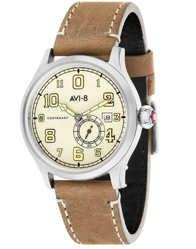 Avi-8 Tan Flyboy Centenary Watch