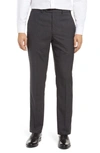 JOHN W. NORDSTROMR BIG & TALL JOHN W. NORDSTROM TORINO FLAT FRONT GLEN PLAID WOOL PANTS,JW432023MN