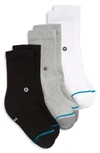 Stance Icon 3-pack Assorted Socks In Multi