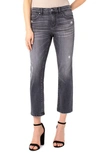 LIVERPOOL LOS ANGELES RIPPED STRAIGHT LEG CROP JEANS,LM7195RL