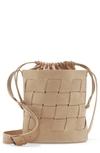 VINCE CAMUTO JOSY WOVEN LEATHER CROSSBODY BAG,VC-JOSY-LCB