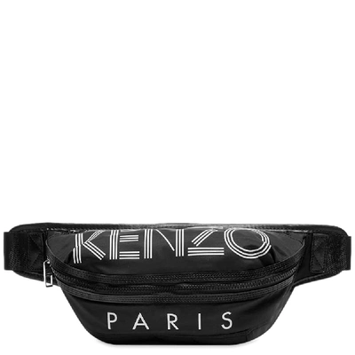 Kenzo Logo Bumbag In Black