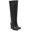 CHLOÉ LEATHER OVER-THE-KNEE BOOTS,P00482895
