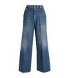 7 FOR ALL MANKIND LOTTA CROPPED WIDE-LEG JEANS,15704488