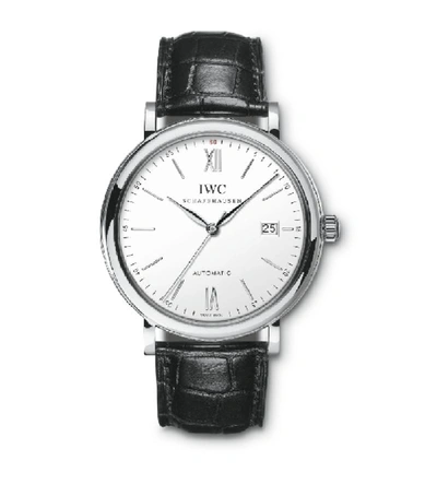 Iwc Schaffhausen Stainless Steel Portofino Watch 40mm