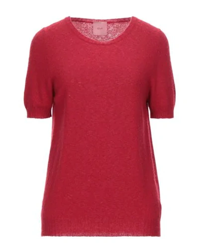 Alyki Cashmere Blend In Brick Red