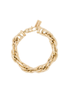 LAUREN RUBINSKI 14KT YELLOW GOLD CHAIN BRACELET