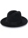 Saint Laurent Nina Rabbit-felt Hat In Black