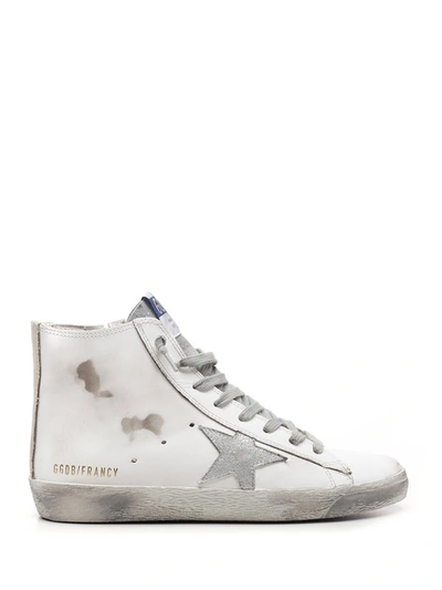 Golden Goose Francy Sneakers With Silver Star In Multi-colored
