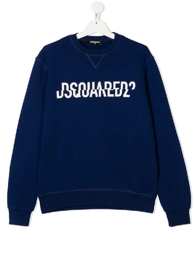 DSQUARED2 LOGO PRINT SWEATSHIRT