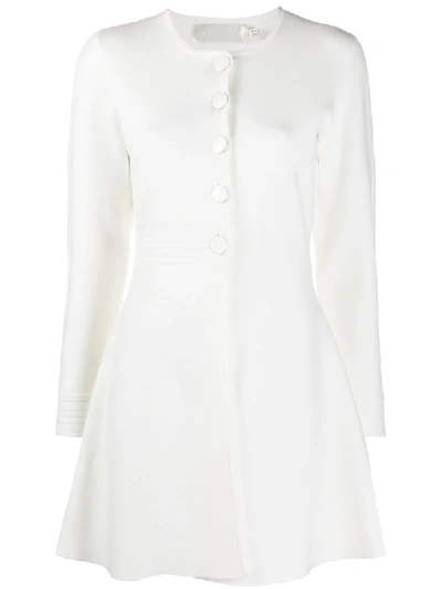 Goat Janette Button-down Cardi-coat In White