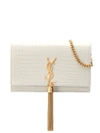Saint Laurent Kate Chain Crossbody Bag In Crema Soft