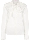 SEE BY CHLOÉ EMBROIDERED PUSSY-BOW BLOUSE