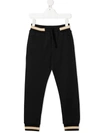 Dolce & Gabbana Cotton Track Pants In Blue