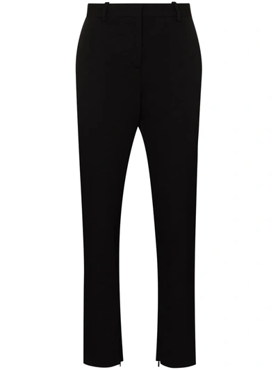 Versace Slim-fit Tailored Trousers In Black