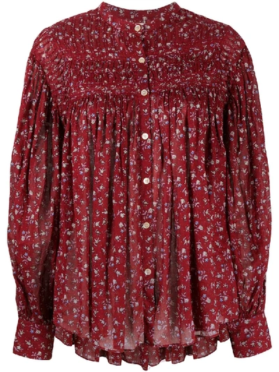 ISABEL MARANT ÉTOILE PLALIA FLORAL-PRINT BLOUSE