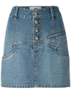 ANDREA BOGOSIAN ROTIN DENIM SKIRT