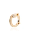 SOPHIE BILLE BRAHE 18KT YELLOW GOLD PETITE EMELIE DIAMOND SINGLE HUGGIE EARRING