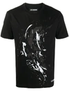 LES HOMMES ABSTRACT-PRINT T-SHIRT