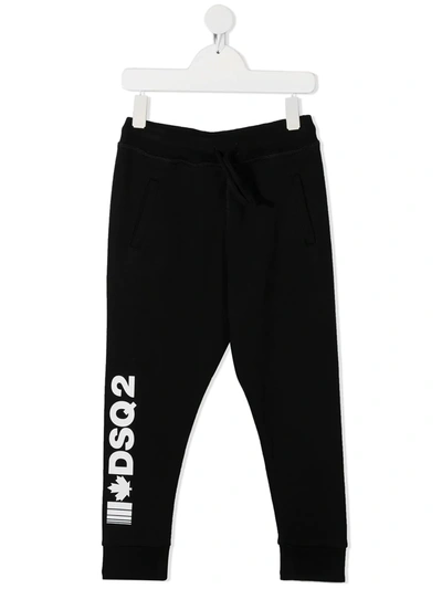 DSQUARED2 LOGO PRINT TRACK PANTS