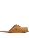 Ugg Scuff Sheepskin Slippers In Brown