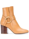 CHLOÉ HARNESS ANKLE BOOTS