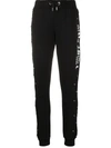 Philipp Plein Logo-print Track Pants In Black