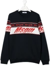 MSGM LOGO图案印花套头衫