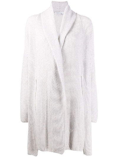 Agnona Oversized Cardigan Coat In Neutrals