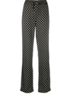 MICHAEL MICHAEL KORS GEOMETRIC-PRINT STRAIGHT TROUSERS