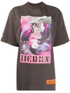 HERON PRESTON CRANE PRINT T-SHIRT