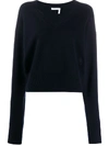 CHLOÉ V-NECK CASHMERE JUMPER