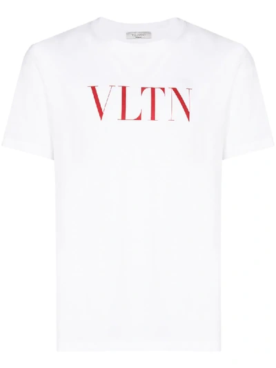 Valentino Vltn Cotton T-shirt In White