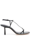 Studio Amelia 2.52 Strappy 75mm Sandals In Black