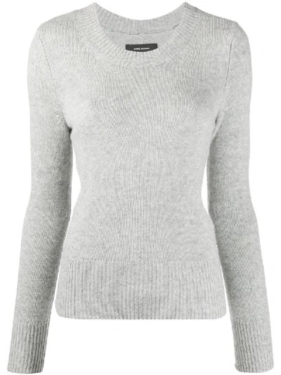 Isabel Marant Fine-knit Cashmere Jumper In Grey