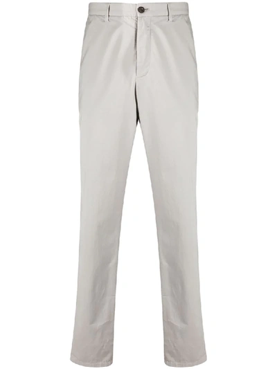 Z Zegna Slim Fit Chinos In Grey