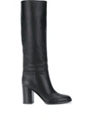 Gianvito Rossi Santiago 85mm Knee-high Boots In Black
