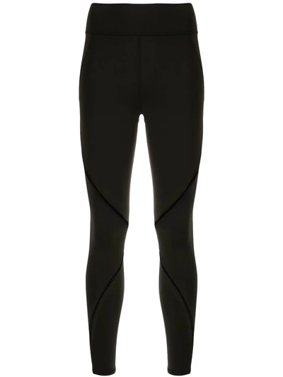 Michi Cut-out Panelled Sports Leggings In Black