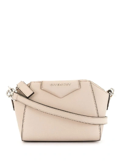 Givenchy Contrast-seam Crossbody Bag In Neutrals