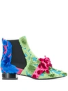 MOSCHINO BOW ANKLE BOOTS