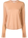 CHLOÉ CUT-OUT DETAIL KNITTED TOP