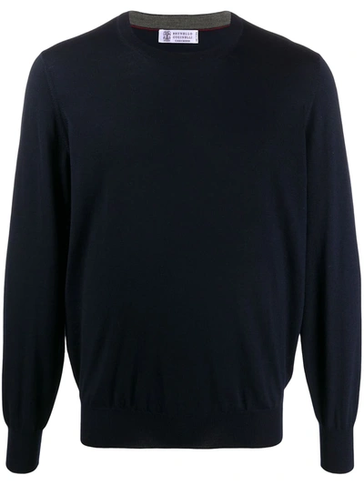 Brunello Cucinelli Long-sleeve Sweatshirt In Black