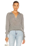 Khaite The Jo Cashmere-blend Jumper In Warm Grey